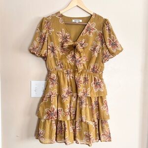 NWOT Mimi Chica Mini Floral Dress L